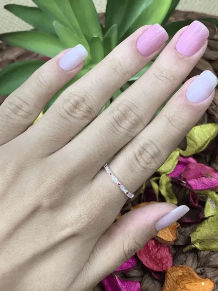 Anel Aparador solitario Harstad Prata 925 - Imagem 3